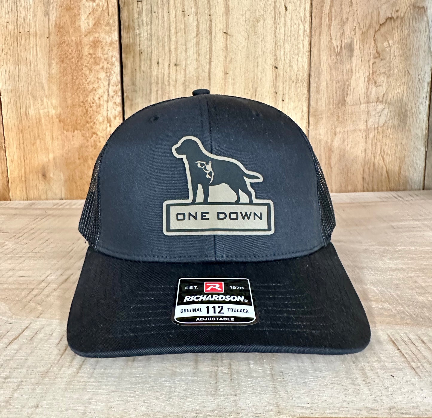 Retriever Die Cut Leather Patch Mesh Back