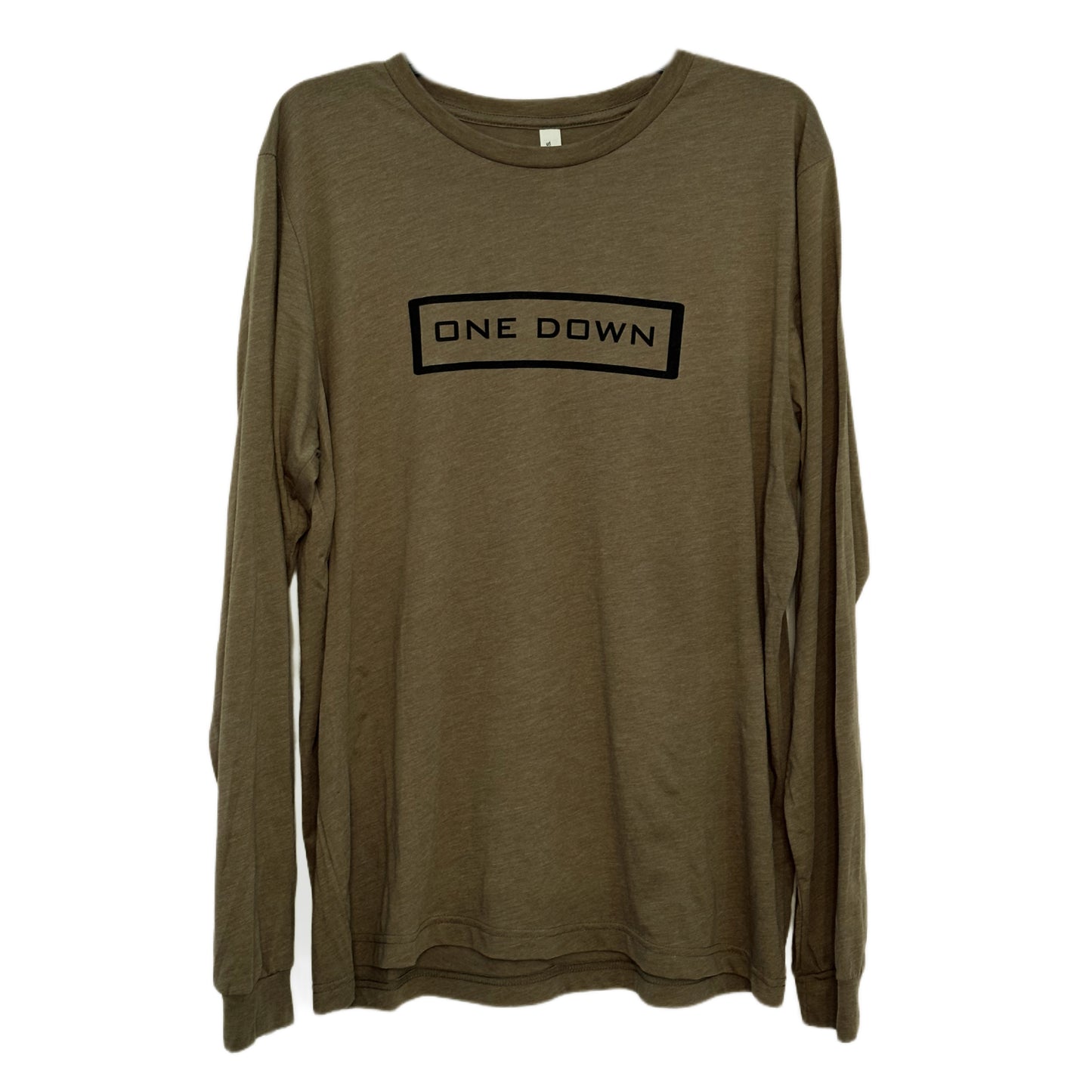 Long Sleeve Tri Blend Tee Olive