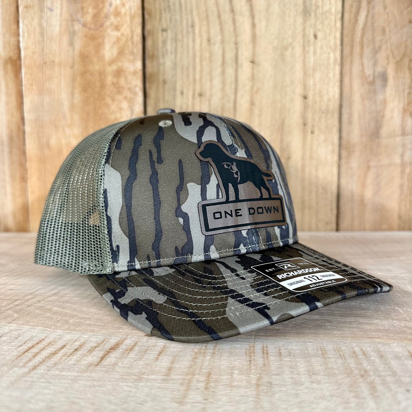 Retriever Die Cut Leather Patch Mesh Back