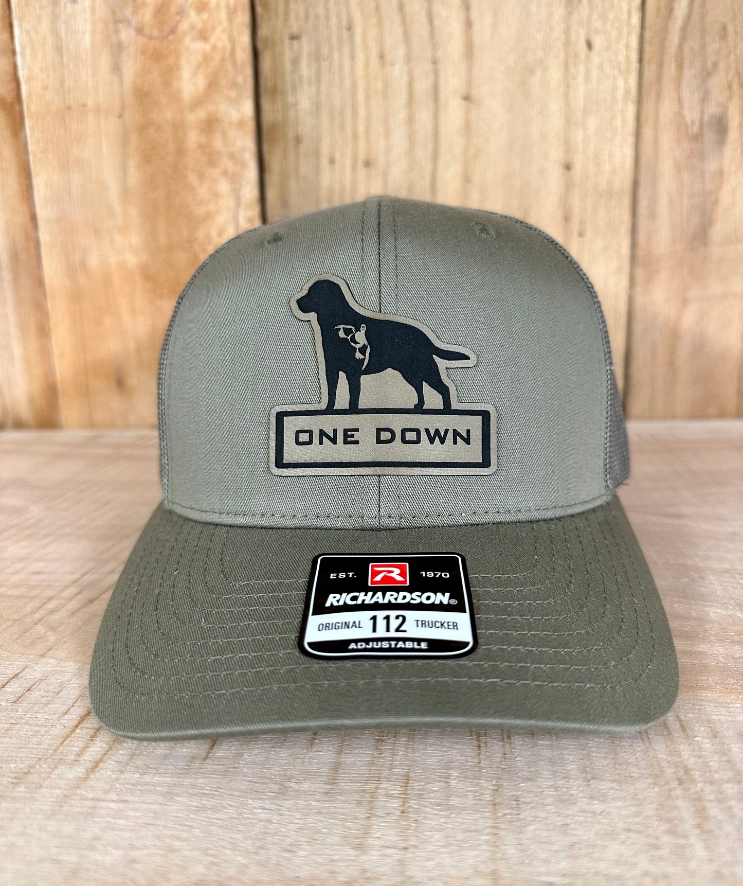 Retriever Die Cut Leather Patch Mesh Back