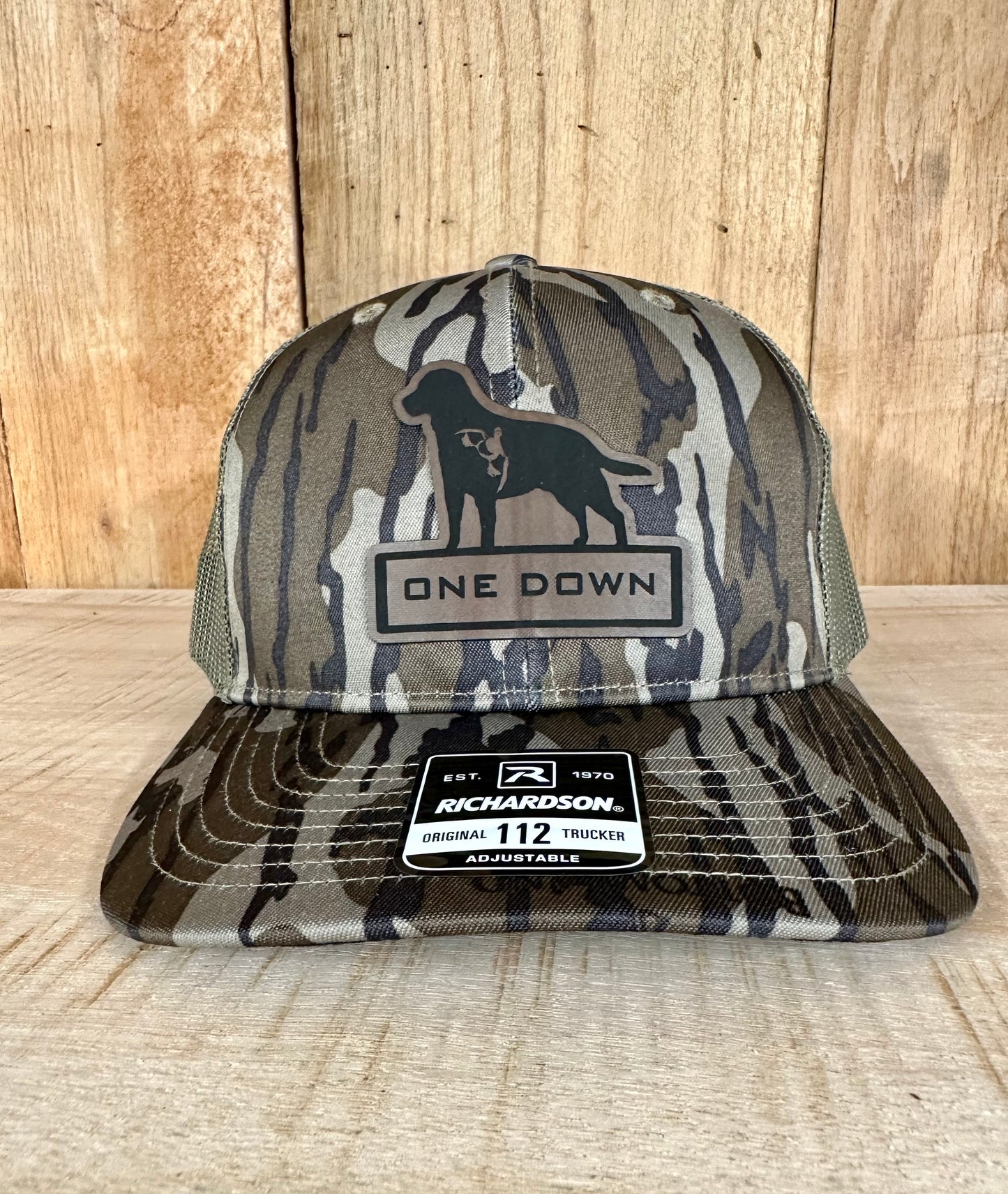 Retriever Die Cut Leather Patch Mesh Back