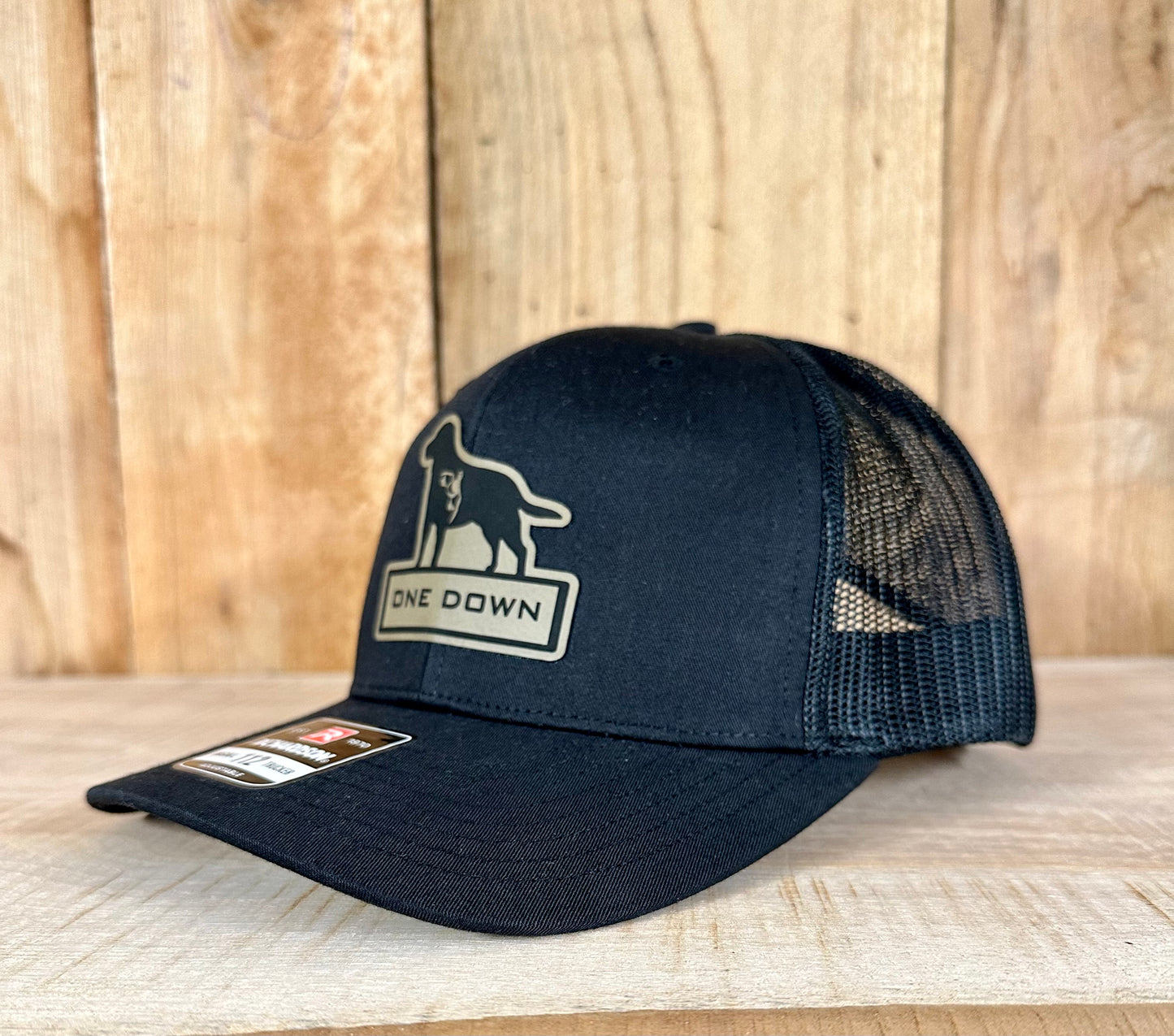 Retriever Die Cut Leather Patch Mesh Back