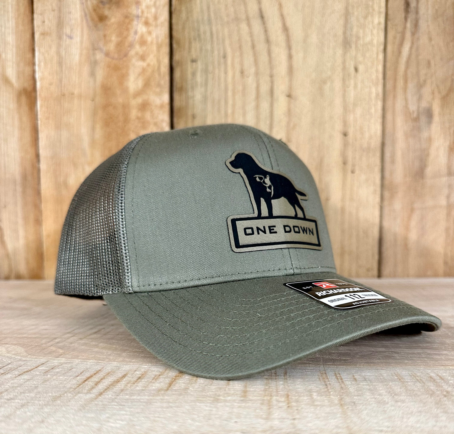 Retriever Die Cut Leather Patch Mesh Back
