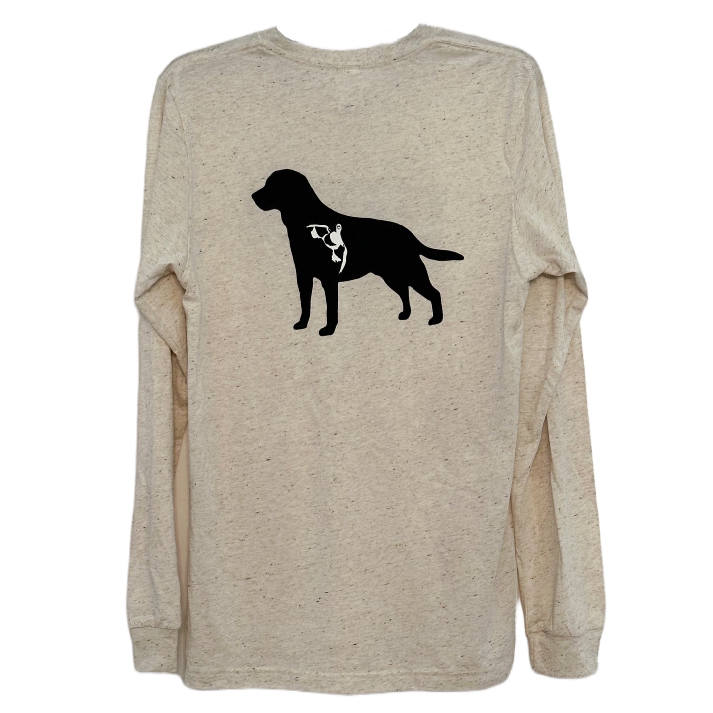 Long Sleeve Tri Blend Tee Oatmeal