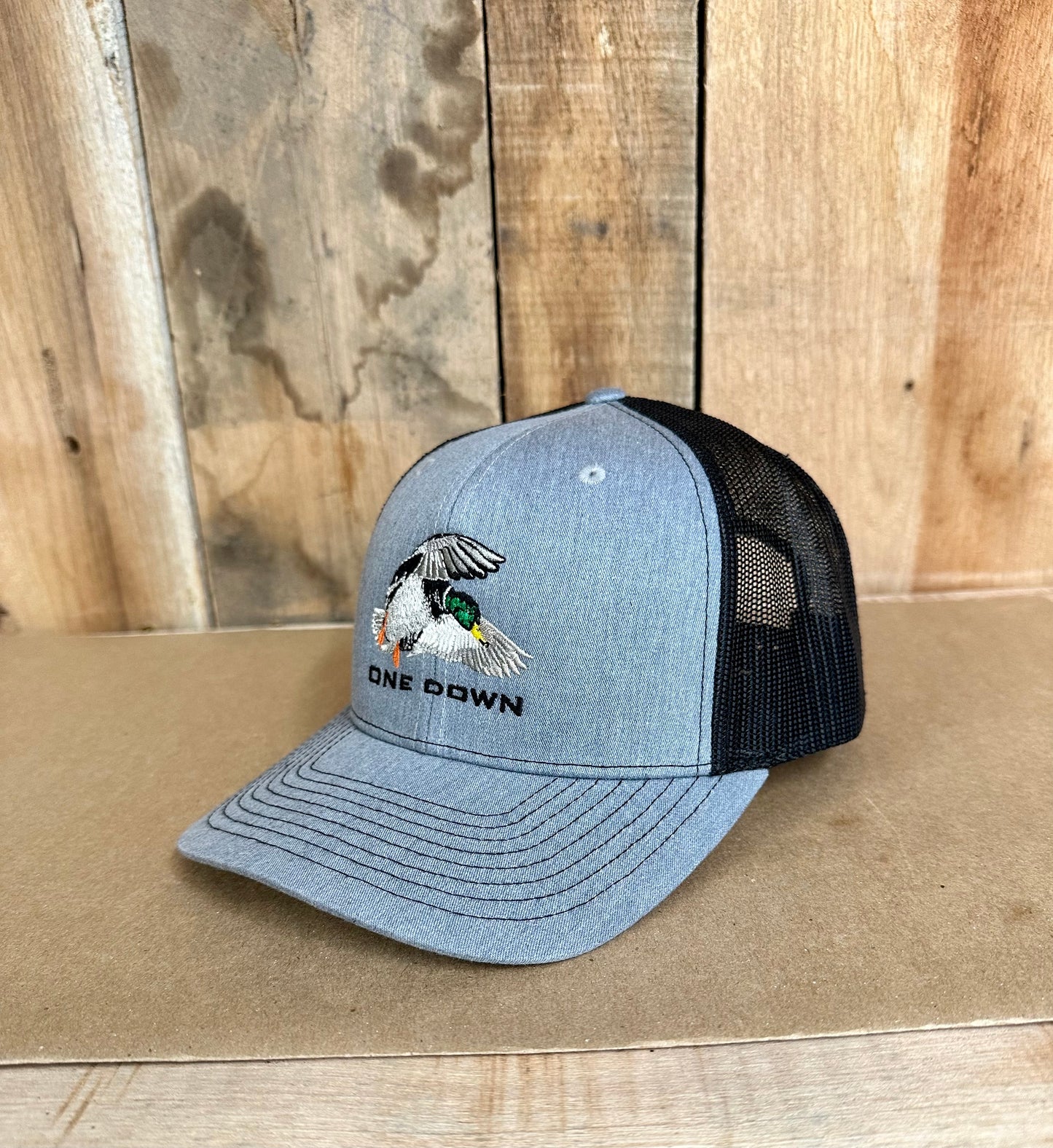 Wings Cupped 112 Trucker Mesh Heather Grey