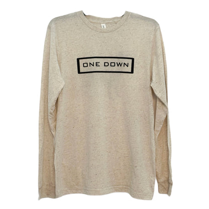 Long Sleeve Tri Blend Tee Oatmeal