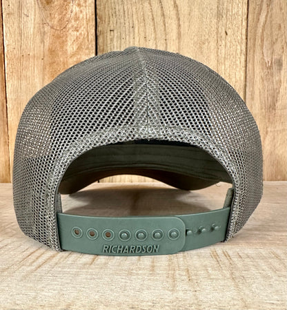 Retriever Die Cut Leather Patch Mesh Back