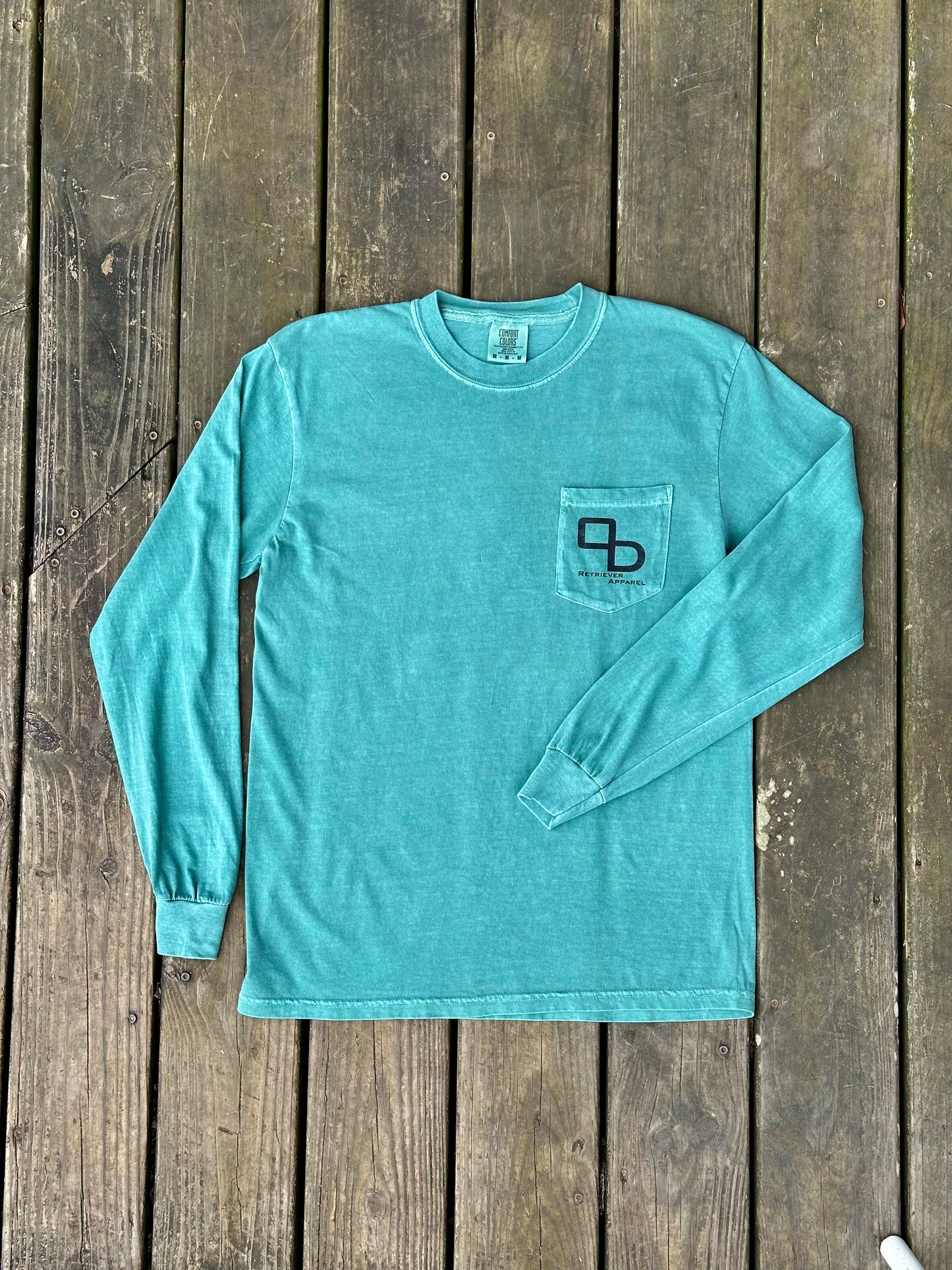 Long Sleeve Light Green Logo Tee