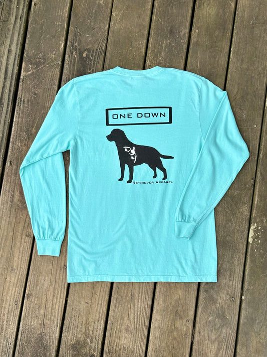 Long Sleeve Chalky Mint Logo Tee