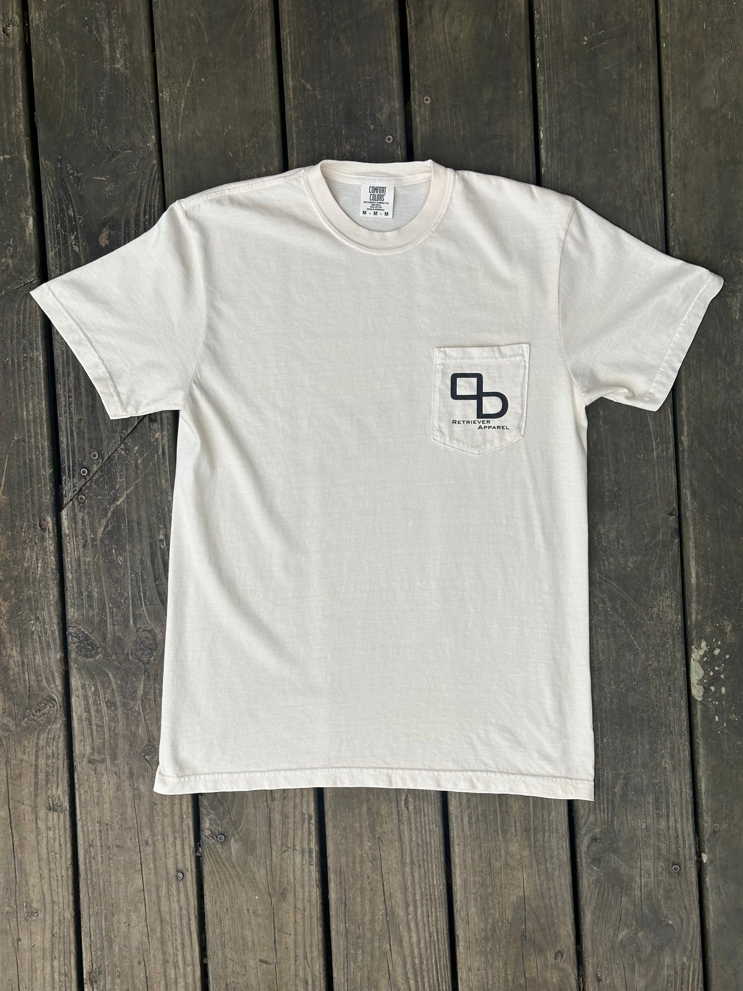 Ivory/Black Logo tee