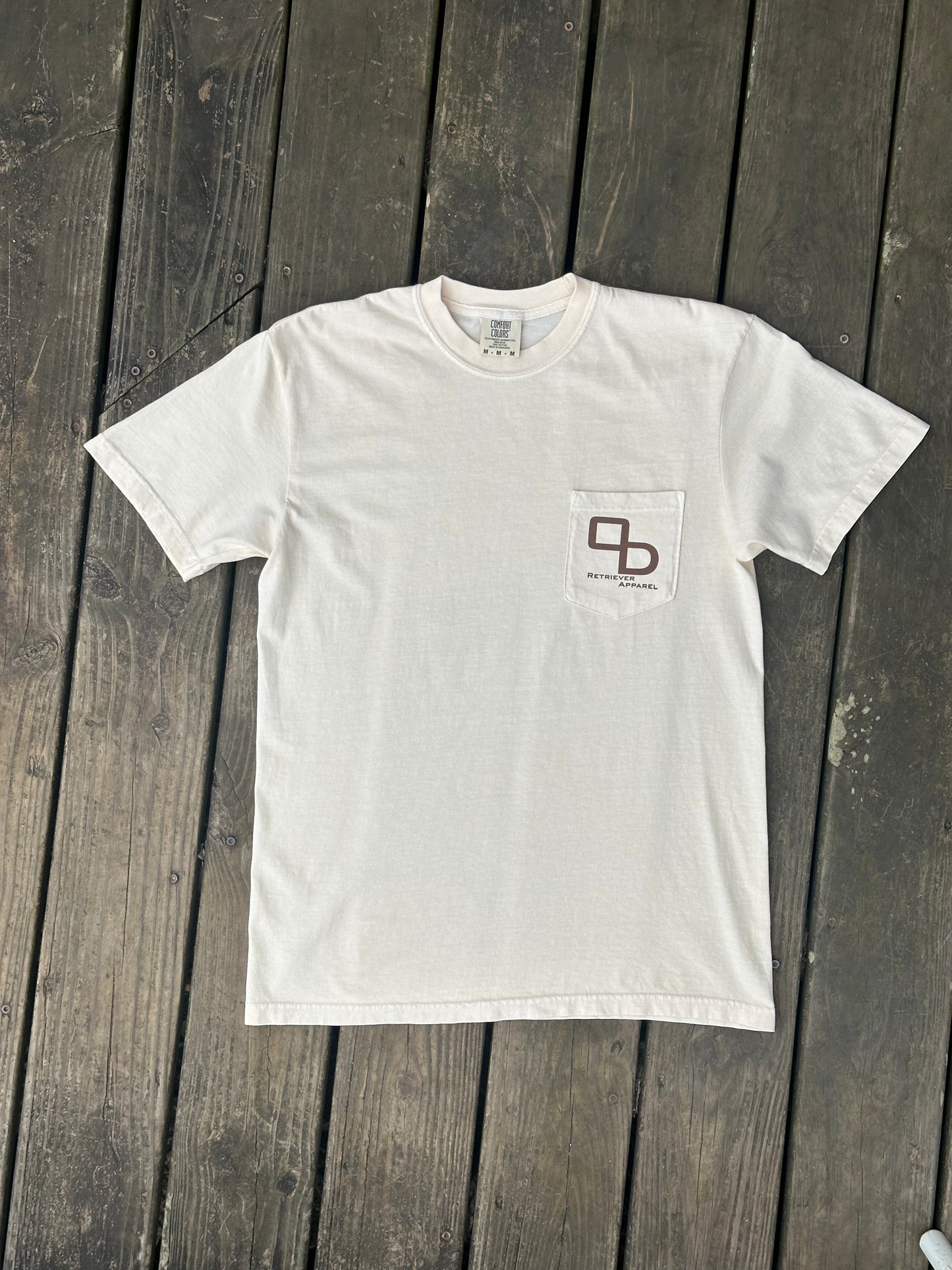 Ivory/Brown Logo Tee